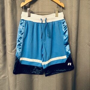 Russell Athletic Blue and Black Kids Shorts